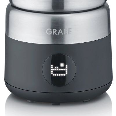 10. Graef MS802 Automatic Milk Frother/Warmer Black, Stainless Steel