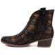3. Women's cowboy boots snake print black M.Daszyński MR2382
