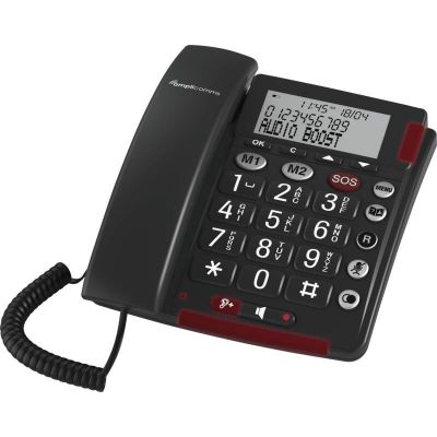 2. Amplicomms BigTel 50 Plus Phone with Emergency Bracelet Duo Dark Gray