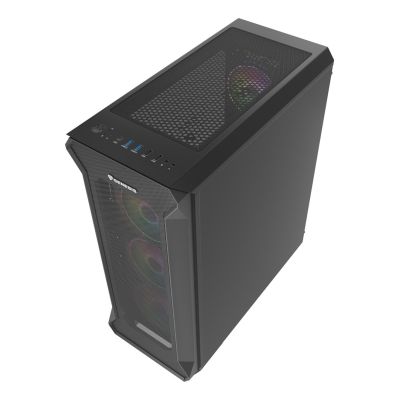 17. NATEC Genesis Irid 505 ARGB NPC-1518 Case (ATX, Micro ATX, Mini ITX; Black)