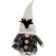 2. DECORATIVE GNOME 25CM WITH SEQUINS GREY GIRL