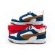 10. Puma Rebound v6 men's sports sneakers fashionable comfortable white navy brown