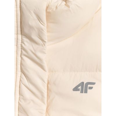 7. Girls' vest with synthetic filling 4F 4FJWSS26TVJAF312-12S
