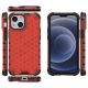2. Honeycomb Case armor cover with TPU Bumper for iPhone 13 mini red