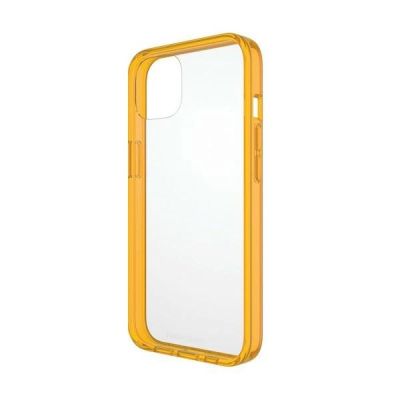 4. PanzerGlass ClearCase antibacterial case with Military Grade certificate for iPhone 13 / 14 / 15 - transparent yellow
