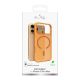 2. Puro Daylight Magsafe Compatible Silicone Case for iPhone 17 Pro Max - Translucent Orange