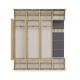 9. HAGA IV 3SZ1W SONOMA Hallway Wardrobe