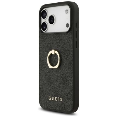 2. Guess 4G Ring Stand case for iPhone 17 Pro Max - black