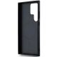 7. DKNY Leather Pattern Metal Logo MagSafe case for Samsung Galaxy S24 Ultra - black