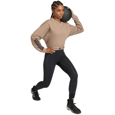 12. Women's adidas Hyperglam sweatshirt beige KQ5197