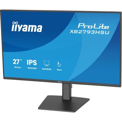 9. iiyama ProLite XB2793HSU-B1 computer monitor 68.6 cm (27") 1920 x 1080 px Full HD LED Black