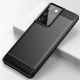 8. Carbon Case Flexible Cover TPU Case for Samsung Galaxy S21 Ultra 5G blue