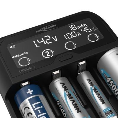 5. ANS 1001-0122 LCD Desktop Charger for Li-Ion NiMH and LiFePO4
