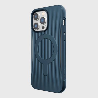 7. Raptic X-Doria Clutch Case iPhone 14 Pro Max with MagSafe back cover blue