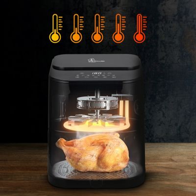 4. Extralink HOME AIR FRYER 5.2L EU SJ-520 Single 5.2L Hot Air Fryer Black
