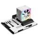 6. NZXT T120 RGB Processor Air Cooler 12cm White 1 pc.