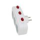 5. ESPERANZA ELECTRIC SOCKET 3-OUTLET WITH SWITCHES WHITE ELK307W