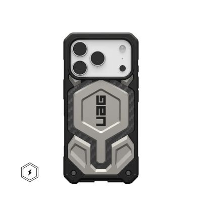2. Urban Armor Gear Monarch Pro Mobile Phone Case 16 cm (6.3") Titanium