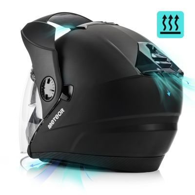 23. Meteor Hekato L motorcycle helmet 59-60 cm black