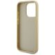 7. Karl Lagerfeld Wrinkled Metal Signature iPhone 15 Pro Max Case - Gold