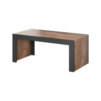 MILA coffee table 120x60x50 wotan oak + anthracite