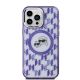 2. Karl Lagerfeld IML Monogram Karl & Choupette Head MagSafe Case for iPhone 15 Pro Max - Purple