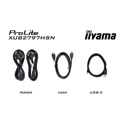 8. IIYAMA monitor 68.5 cm (27") XUB2797HSN-B2 16:9 HDMI+DP+USB-C