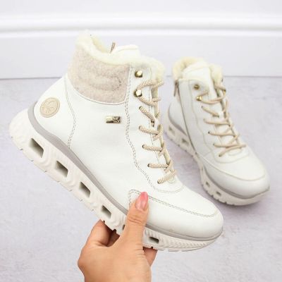 28. Rieker W RKR720 insulated sports boots, white
