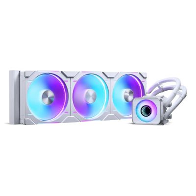 2. PHANTEKS Glacier One 420D30 X2 DRGB AiO Water Cooling - 420mm, White