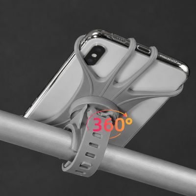 4. Rockbros LF436 Handlebar Clamp Phone Holder - Gray