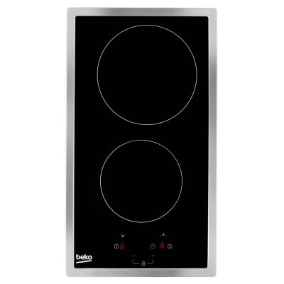 8. Beko HDMC 32400 TX ceramic hob (2 cooking zones; black)