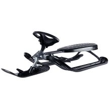 Black Stiga Snowracer Curve sled – kelkka, musta