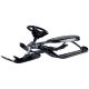 Black Stiga Snowracer Curve sled – kelkka, musta