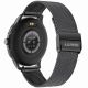 10. GRAVITY GT12-1 Women's Smartwatch Black Silicone Strap + Black Bracelet