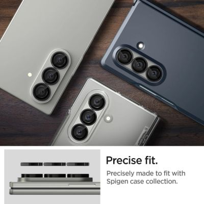 10. Spigen Optik Pro HD Glas.TR EZ Fit 2-pack Camera Protector for Samsung Galaxy Z Fold 7 - Black