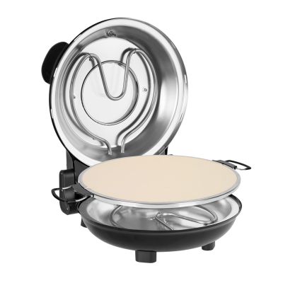 5. TEESA SUPREME pizza oven, 1200W, 32cm, viewing window, removable stone
