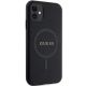 4. Guess GUHMN61PSAHMCK case for iPhone 11 / Xr - black Saffiano MagSafe