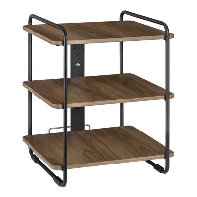 2. Stylish 3-shelf Maclean cabinet, 90kg max, 454x400x496mm, MC-978