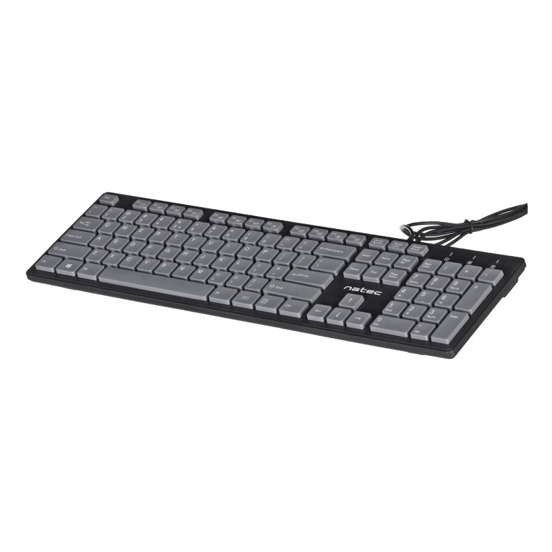 9. NATEC KEYBOARD DISCUS 2 US SLIM BLACK NKL-1829