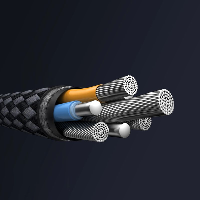 7. Ugreen 2in1 USB-C Cable - 2xUSB-C PD 140W 2m - Black