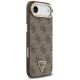 4. Guess 4G Triangle Logo MagSafe Case for iPhone Air Brown - Gold