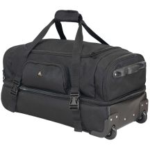 PREMIUM TROLLEY TRAVEL BAG T5607-0 BLACK SEMI LINE