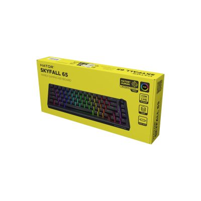 11. HATOR Skyfall 65 Wired Keyboard Universal USB QWERTY English Black