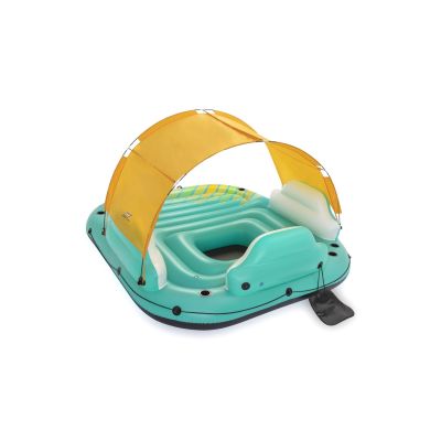 32. Bestway 43407 Pool and Beach Float Multicolor Monochrome PVC Floating Island