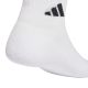 4. adidas Cushioned Sportswear Ankle 3P Socks, White JZ0523