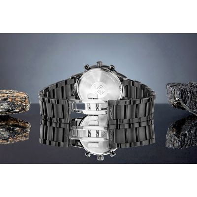 7. Men's Watch Giewont Chronograph Sapphire Black GW8510-B2