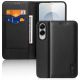 Dux Ducis Hivo Samsung Galaxy S25 Edge Case with Flip and RFID Protection - Black
