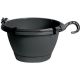 6. RESPANA HANGING FLOWER POT ANTHRACITE 24CM