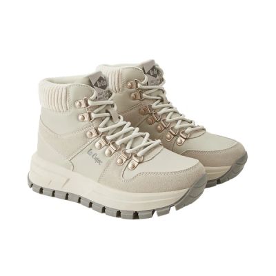 5. Lee Cooper Women’s Light Grey Insulated Winter Sports Ankle Boots