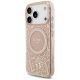 3. Guess IML Flowers Electro Pearl Strap MagSafe Case for iPhone 17 Pro - Pink